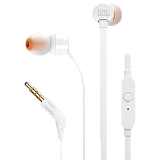 Earphones  JBL T110 White..