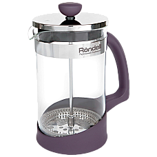 French Press Coffee Tea Maker Ronde..