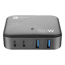 Wall Charger GAN Cellularline, 4 Po..