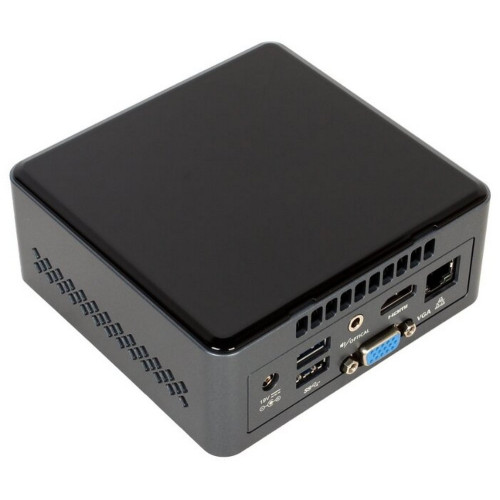 Мини ПК Intel NUC Kit NUC6CAYH, Intel Celeron J3455, 8Гб/8Гб, Intel HD Graphics 500