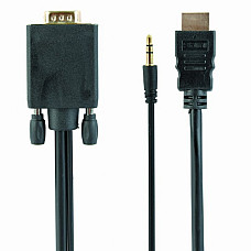 Cable HDMI to  VGA+3.5mm jack  1.8m..