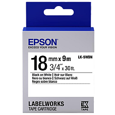 Tape Cartridge EPSON LK-5WBN; 18mm/..