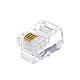 Plug RJ-12, MP-6P4C modular plug (3..