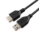 Cable USB, USB AM/AF, 3.0 m, USB2.0..