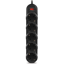 Surge Protector 5 Sockets,  1.0m,  ..