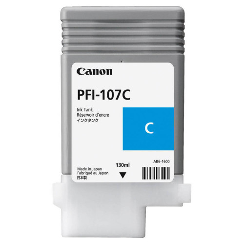 Cartuș de cerneală Canon PFI-107C, cyan