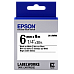 Tape Cartridge EPSON LK2WBN; 6mm/9m Standard, Black/White, C53S652003