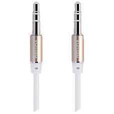 AUX Audio Cable Remax, 1M, White..