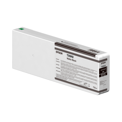 Ink Cartridge Epson T55K800 UltraChrome HDX/HD 700ml, Matte Black / C13T804800
