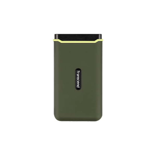 SSD portabil Transcend ESD380C, 2.0 TB, verde militar, USB-C 3.2 (96x54x12 mm, 75 g, citire/emisiune: 2K/2K MB/s)