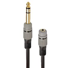 Audio adapter 6.35 mm jack to 3-pin..