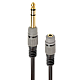 Audio adapter 6.35 mm jack to 3-pin..