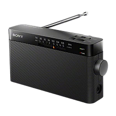 SONY ICF-306, Portable Radio,Black..