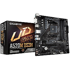 MB AM4 Gigabyte A520M DS3H  mATX..