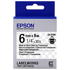 Tape Cartridge EPSON LK2TBN;  6mm/9..