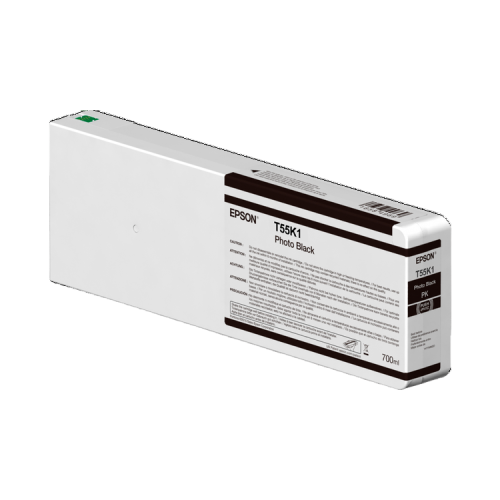 Ink Cartridge Epson T55K100 UltraChrome HDX/HD 700 ml, Photo Black / C13T804100