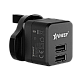 Wall Charger XPower, 2USB, 2.4A, Bl..