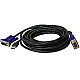 D-Link 3M 2 IN 1 USB KVM CABLE, DKV..