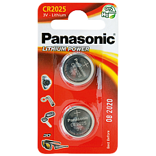 CR2025, Blister*2, Panasonic, CR-20..