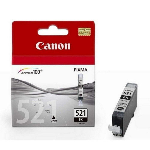 Ink Cartridge for Canon CLI-521, black Compatible