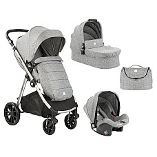 Stroller Kikka Boo 3 in 1 Ugo, Dark..
