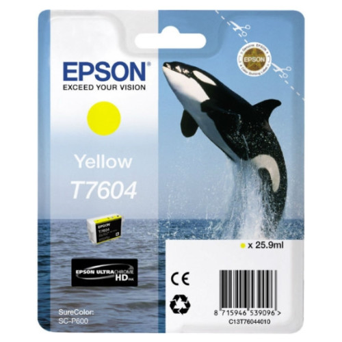 Ink Cartridge Epson T760 SC-P600 Yellow, C13T76044010