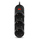 Surge Protector   3 Sockets,  3.0m,..