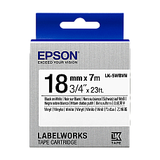 Tape Cartridge EPSON LK-5WBVN; 18mm..