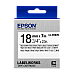 Tape Cartridge EPSON LK-5WBVN; 18mm/7m Vinyl, Black/White, C53S655027