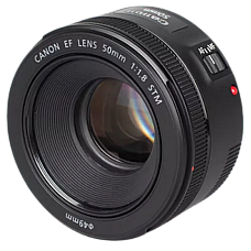 Prime Lens Canon EF  50mm, f/1.8 ST..