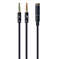 CCA-418M 3.5 mm 4-pin F to 2 x 3.5 ..