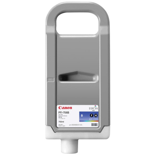Ink Cartridge Canon PFI-706 Blue, 700ml for iPF84xx & iPF94xx series