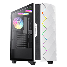 Carcasă PC Gamemax Diamond CP WT Midi-Tower Alb
