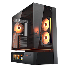 Carcasă PC Cougar CFV235 Vision Midi-Tower Negru
Fără PSU | Oțel, plastic ABS, Sticlă călită