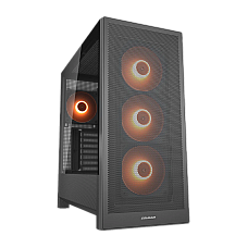 Carcasă PC Cougar MX230 RGB Midi-Tower Negru
Fără PSU | Metal,Sticlă călită