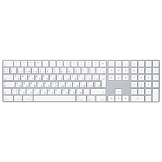 Tastatură Apple Magic Keyboard with Numeric Keypad MXCJ3RS/A Membrană Argintiu
Fără fir | Engleza,Rusă