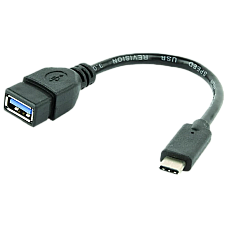Адаптер USB Cablexpert A-OTG-CMAF3-01 Черный