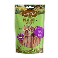 Dog Fest Кусочки мяса с гусем 55 g..