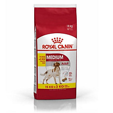 ROYAL CANIN MEDIUM ADULT 15kg +3KG..