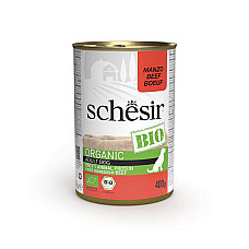 SCHESIR DOG BIO CAN BEEF 400gr..