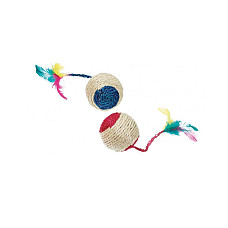 Игрушка из сизаля RATTLE+FEATHER 6c..