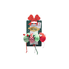 Jucarie din pluș CRISTM MICE RED/GREEN