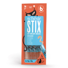 SCHESIR STIX CAT POUCH TREATS Salmo..