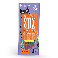 SCHESIR STIX CAT POUCH VARIETY PACK..