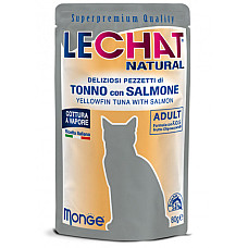 LECHAT NATURAL Pouch Tuna and salmo..