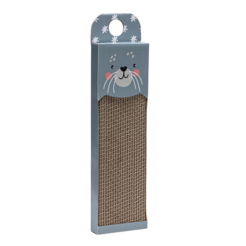 BEEZTEES Răzuitoare pentru pisici din carton SEAL Blue