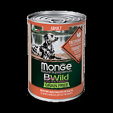 MONGE DOG BWILD ADULT Turkey/Pumpki..