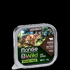 MONGE CAT BWILD KITTEN Buffalo/Vege..