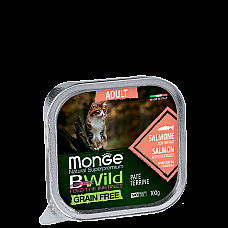 MONGE CAT BWILD ADULT Salmone/Veget..