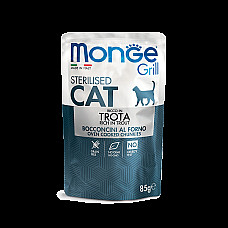 MONGE CAT GRILL POUCH STERILISED TR..